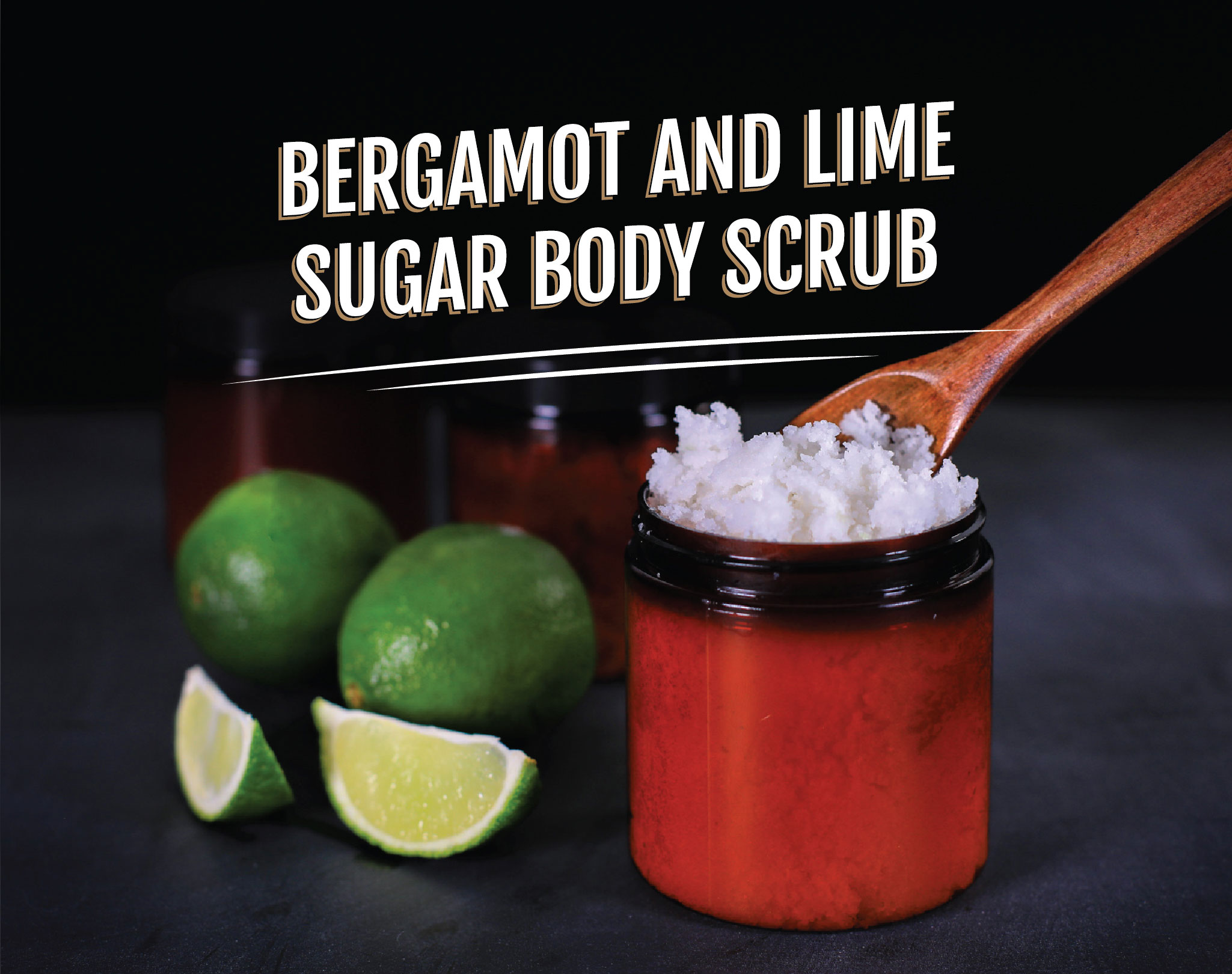 DIY Bergamot and Lime Sugar Body Scrub - Essential Oils
