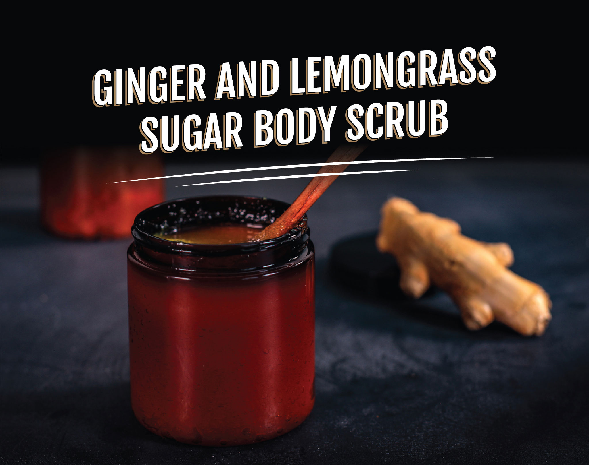 DIY Ginger and Lemongrass Sugar Body Scrub - Essential Oils