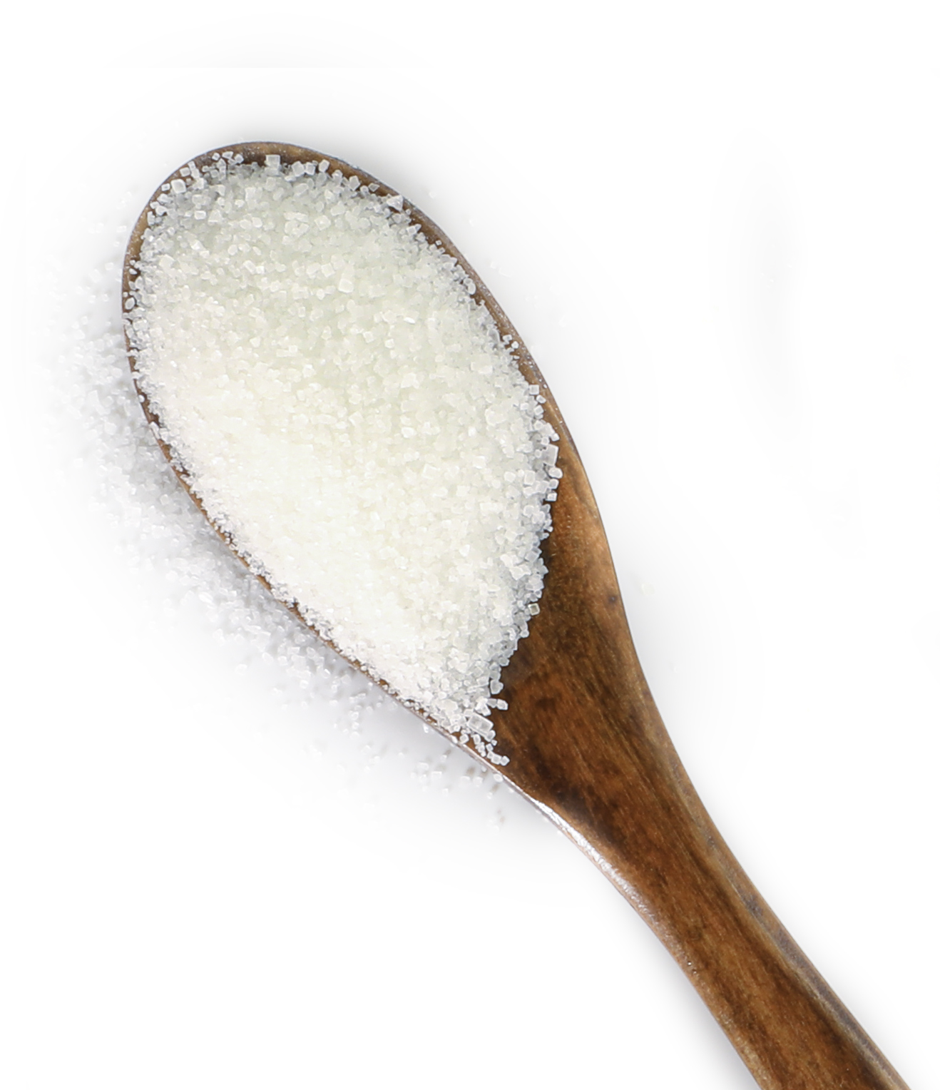 White Sugar On Spoon
